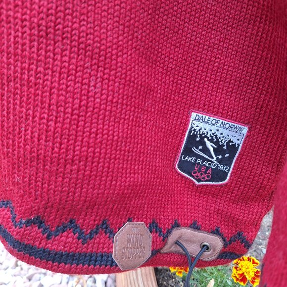 Dale of Norway Lake Placid 1932 Lined Wind Stopper Sweater Pure Wool Size XL - Picture 6 of 9